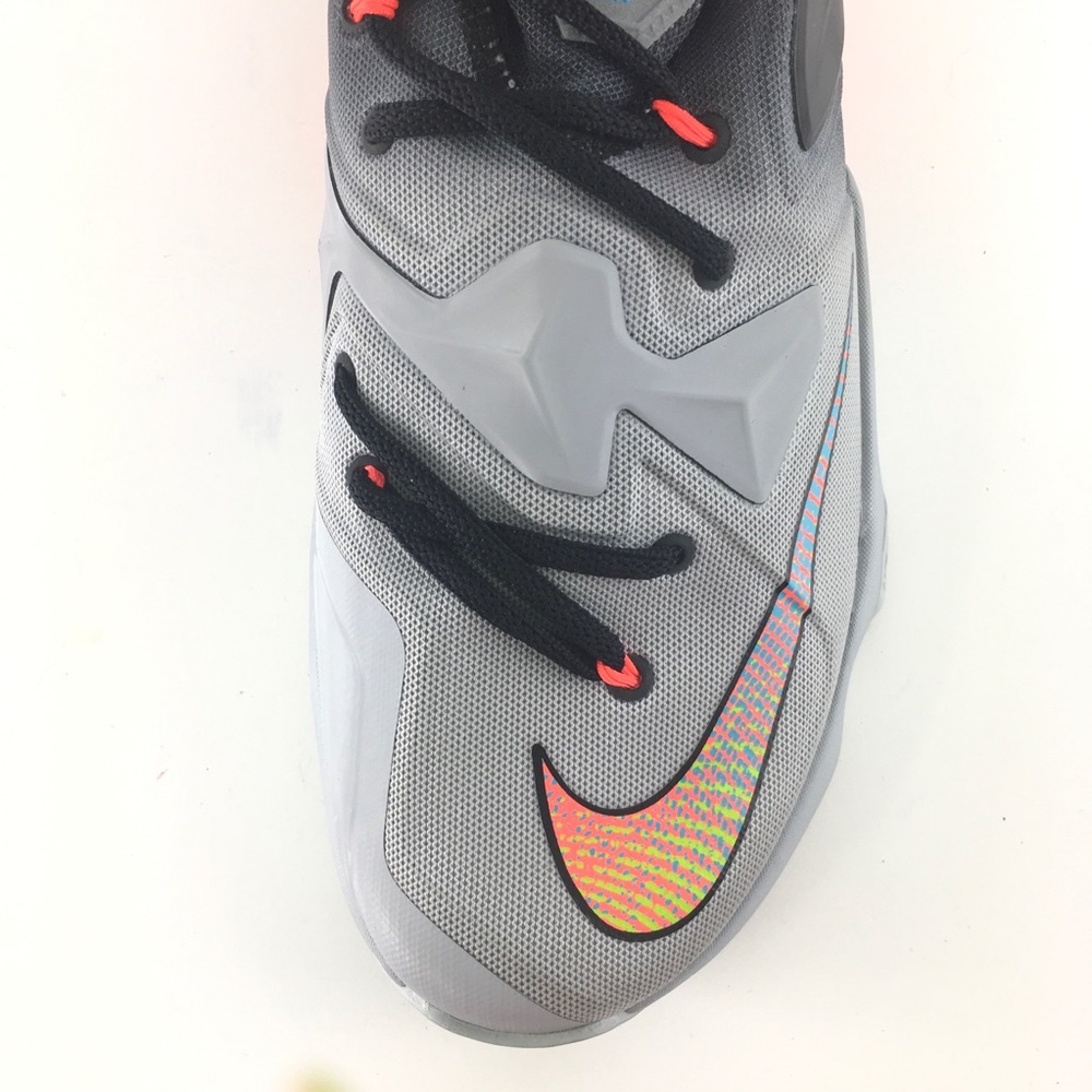 New! Nike Lebron XIII 13 On Court OG Grey Wolf Black Ombré Men Size 12 - Picture 5 of 8